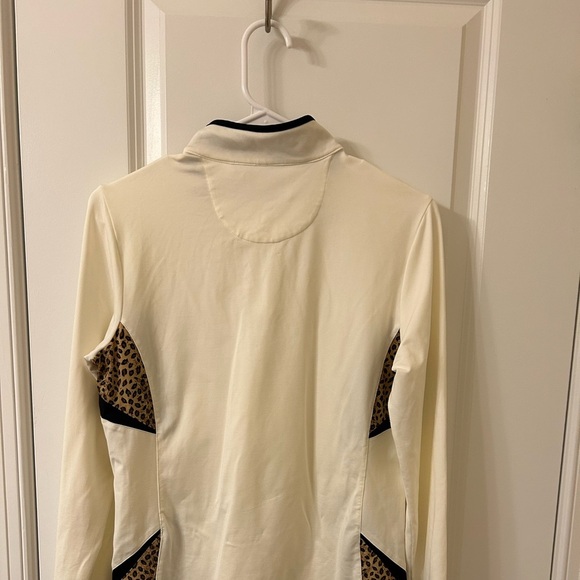 EP Pro Cream and Black Sweatshirt with Leopard Accents - Picture 7 of 7